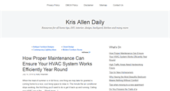 Desktop Screenshot of krisallendaily.com